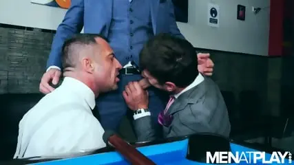 Men in Suits Engage in Hardcore Office Sex