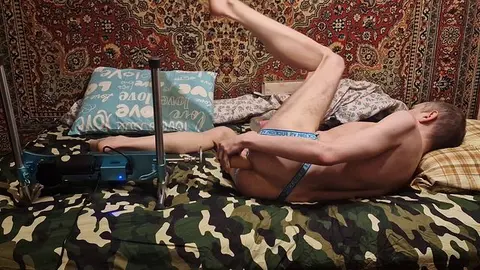 Sasha Earth Gets Fucked by a Fuck Machine