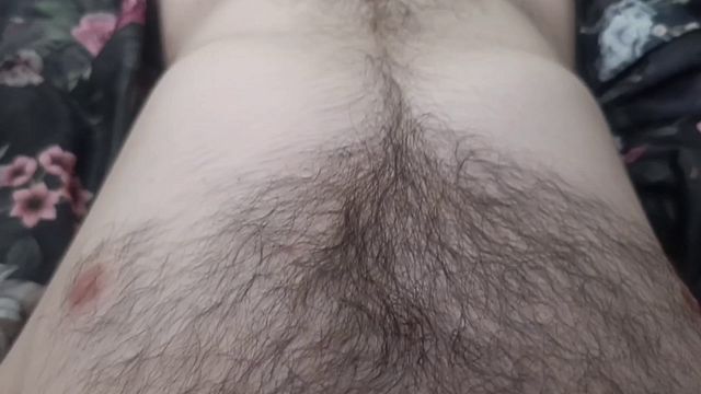 Hairy Fat Guy Shows Off Body in Closeup POV
