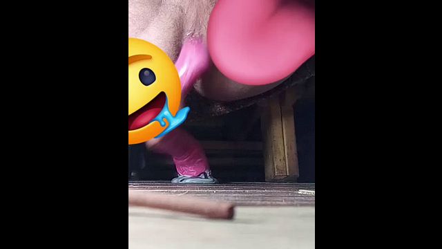 Guy Uses Horse Dildo for Solo Play
