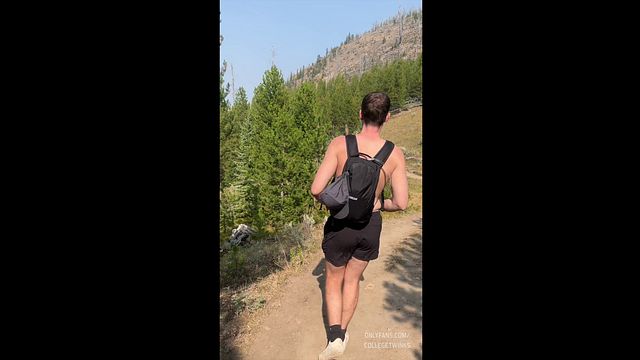 Horny Hiker Exposes Himself on Trail