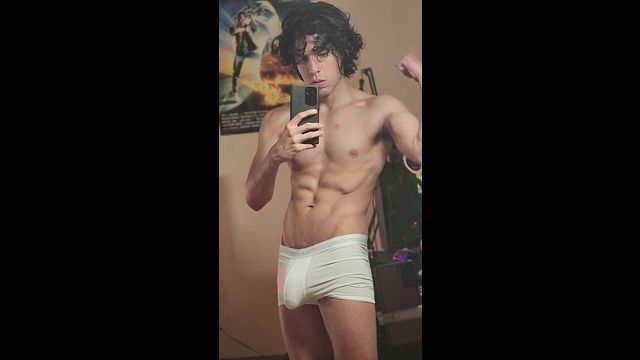 Hunky Beranco19 Shows Off Huge Cock in Tight Briefs
