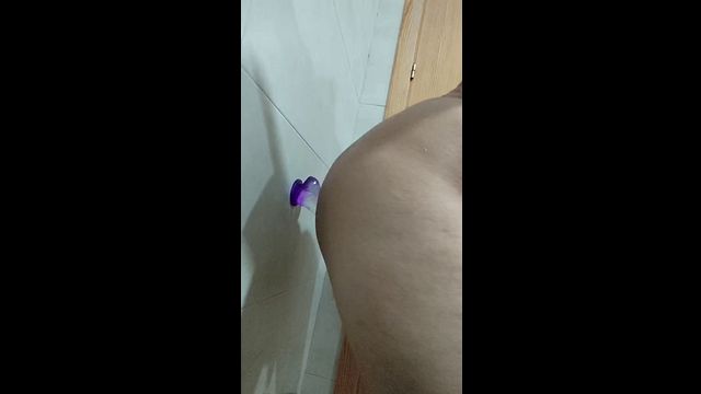Guy Plays with Toy in His Big Ass