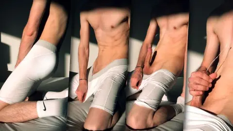 Tattooed Jock Shows Off New Briefs in Solo Tease