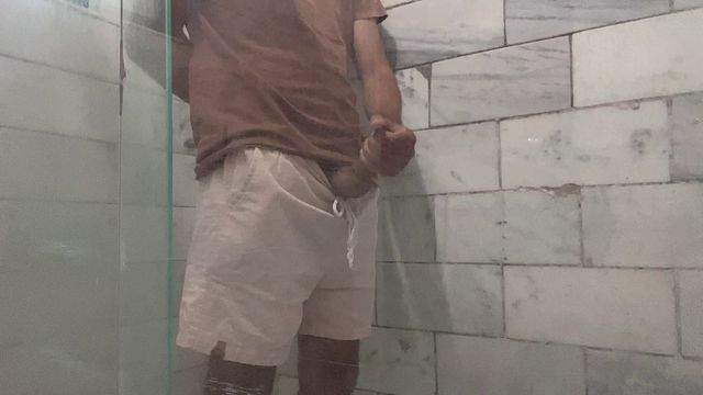 Quick Bathroom Blowjob