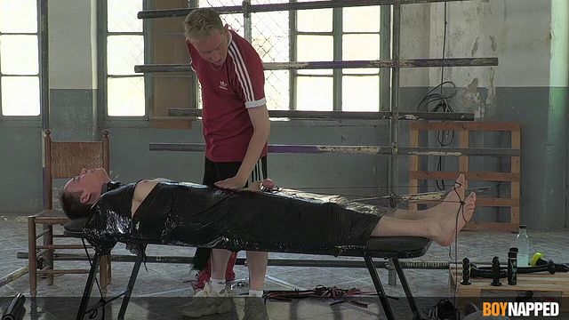 Twink Submits to Aggressive Foot Worship and Fucking