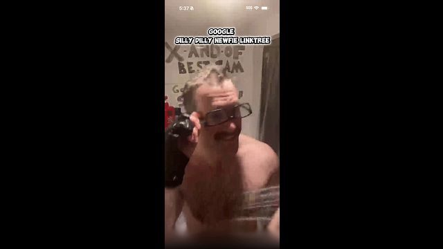 Newfie Guy Masturbates to Orgasm in Shower