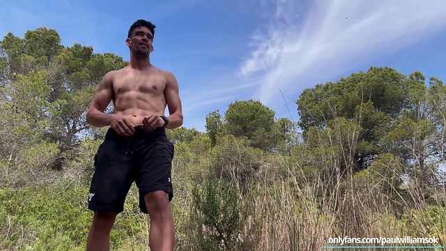 Naked Guy Exposes Himself in Woods