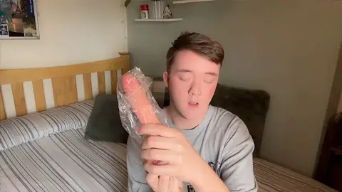 Shy Young Guy Gives Deepthroat Blowjob