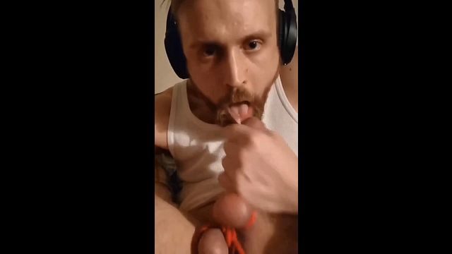 Guy Sucks Own Dick on Camera