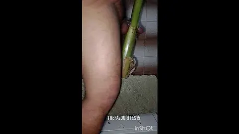 Gay Guy Fucks Banana Plant