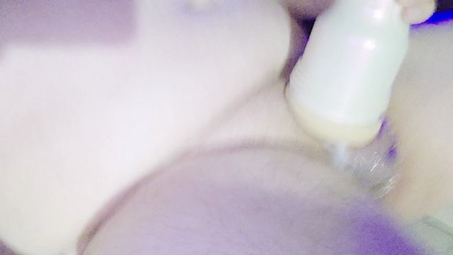 Chubby Guy Masturbates with Fleshlight to Orgasm