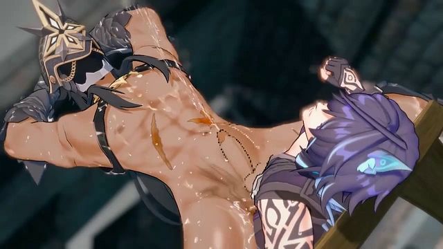 Genshin Impact Yaoi Anime Guys in Anal Sex