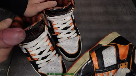 Guy Cums on Osiris NYC 83 Sneakers