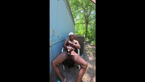 Solo Guy Performs Intense Jerk Off Routine
