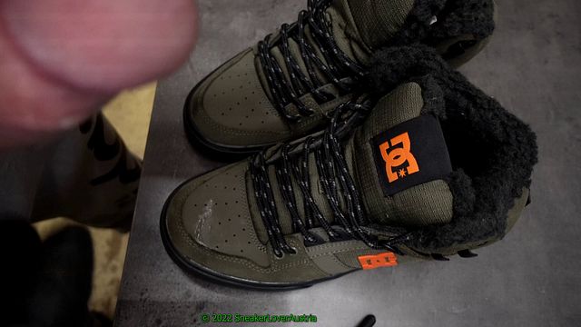 Gay Boyfriend Tries On Winter DC Shoes