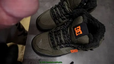 Gay Boyfriend Tries On Winter DC Shoes