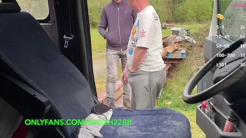 Gay Truck Stop Encounter Ends in Hardcore Fucking