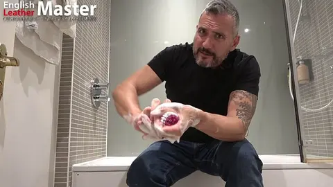 Stepdad Uses Soapy Sponges for Fetish Play