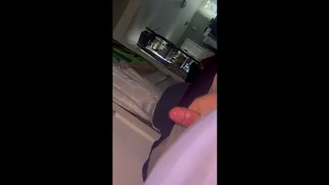 Muscular Powerlifter Strokes Solo