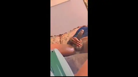 Solo Guy Masturbates in Short Clip