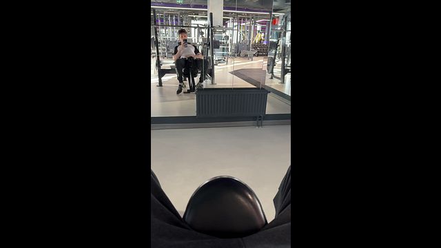 Jock Gets Facial Cumshot at Gym