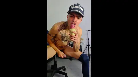 Latin Guy Masturbates in Sports Gear