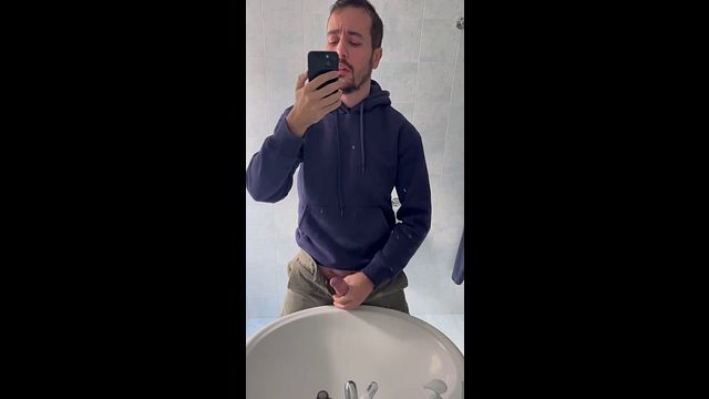 Italian Hunk Masturbates Alone