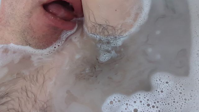 Guy Licks His Own Cock in Self-Sucking Action