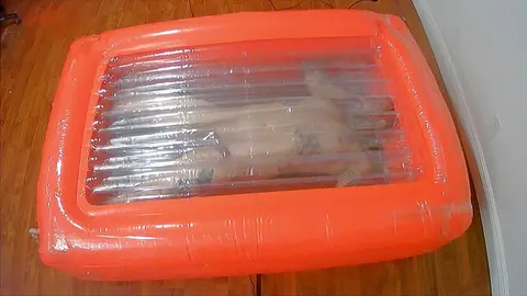 Gay Guy Trapped In Inflatable Gets Fucked