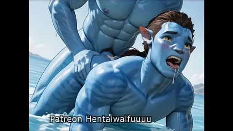 Na'vi Tops Jake Sully with Huge Dick and Messy Creampie