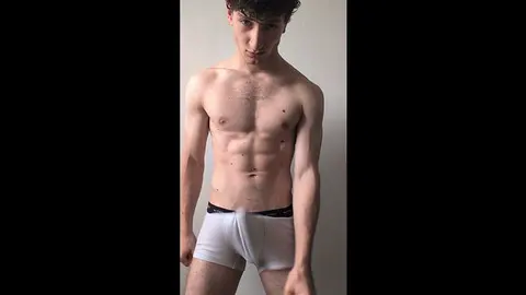 Jock Wanks in See-Through Underwear