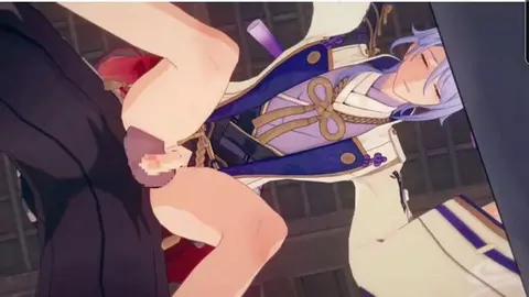 Genshin Impact Ayato Anime Gangbang