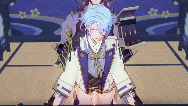 Genshin Impact Yaoi Anime Guy Gets Doggy