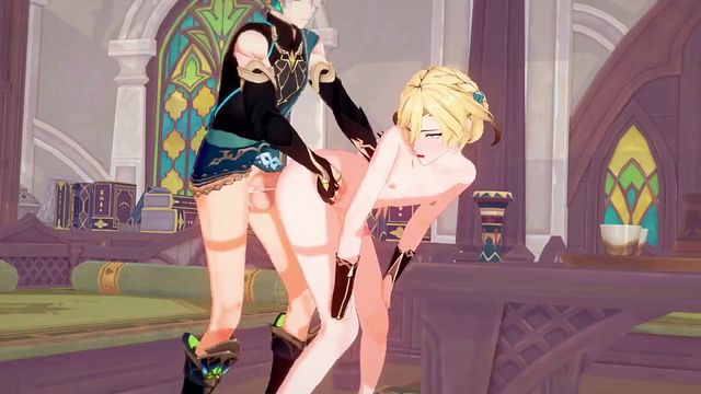 Genshin Impact Characters in Animated Gay Sex