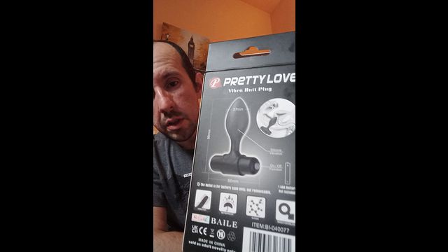 Gay Guy Tries Anal Toy Pretty Love Butter Plug