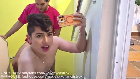 Twink Bottom Gets Fucked Bareback by Sister's Boyfriend