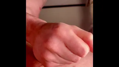 Huge Cock Close Up Jerk Off Ends in Explosive Orgasm