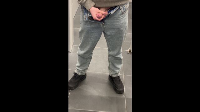 Twink Caught Jerking Off in Public