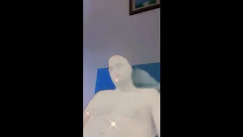 Sweaty Solo Guy Masturbates on Bed