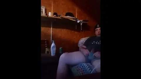 Solo Male Masturbates with Huge Cock
