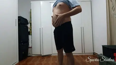 Gay Guy Farts in Closet After Long Day