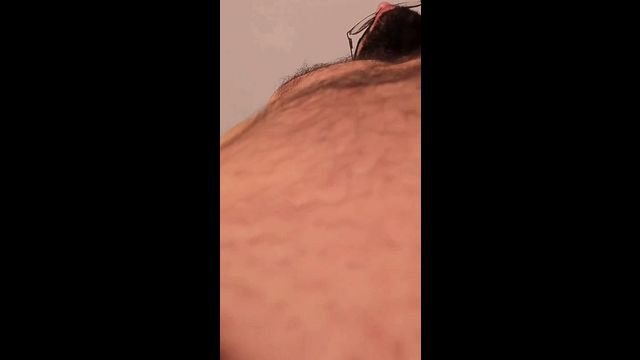 Hairy Man Strips and Strokes in Solo Show