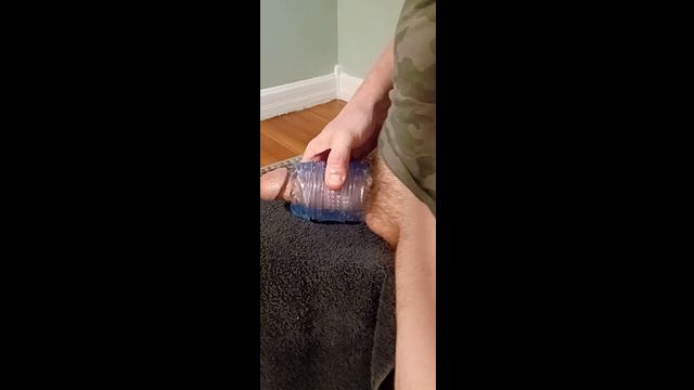 Guy Thrusts with Big Toy