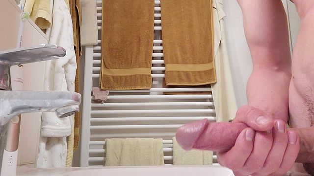 Intense Solo Orgasm with Cumshot