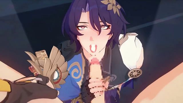 Yaoi Anime Doctor Sucks Cock in Animation