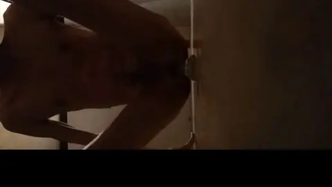 Gay Guy Uses Large Dildo for Cock Play