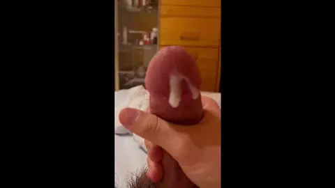 Hairy Teen Jerks Off and Cums on Himself