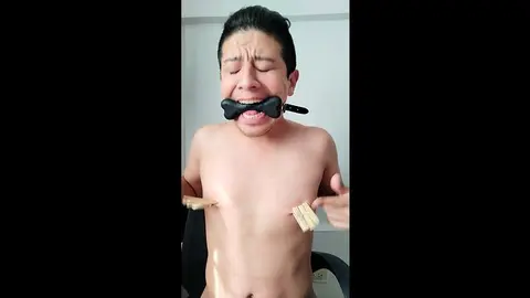 Guy Plays with Nipples During Solo