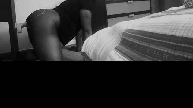 Twink Riding Dildo with Energetic Twerking